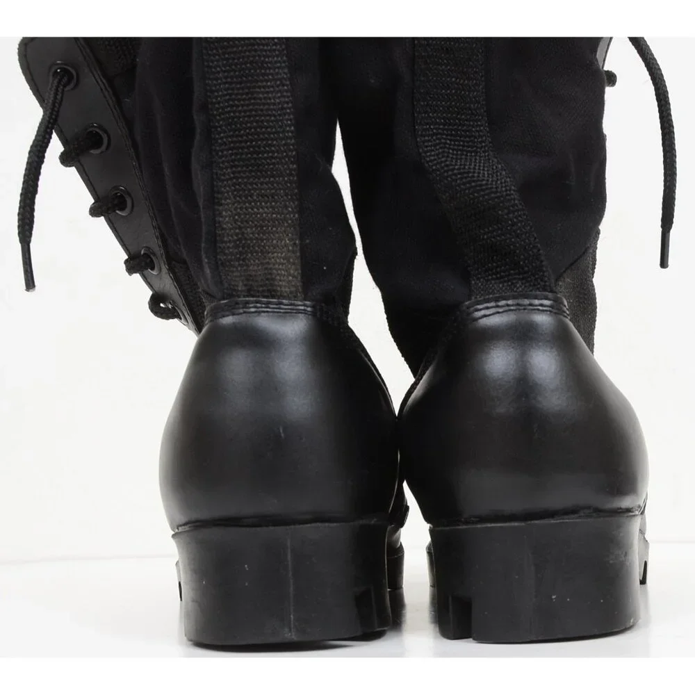 New Jungle Combat Boots Men's 12R Tactical Lace Up Military Work‎ Boots Vegan